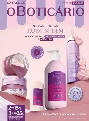 O Boticário O boticário cuide-se bem amoruda promoção