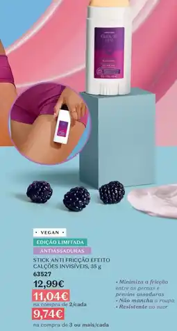 O Boticário Cuidese bem stick anti fricção efeito calcões invisíveis promoção