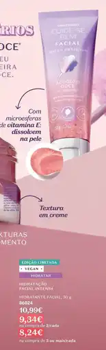 O Boticário Oboticainho hidratante facial algodão doce promoção