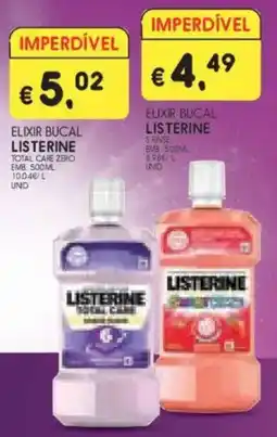 Meu Super Elixir bucal listerine total care zero promoção