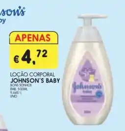 Meu Super Loção corporal johnson's baby promoção