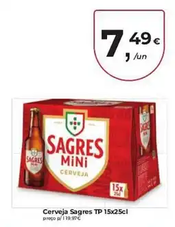 Aqui é fresco Cerveja Sagres TP promoção