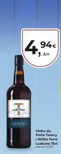 Aqui é fresco Vinho do Porto Tawny / White Terra Lusitana promoção