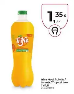 Aqui é fresco Trina Maçã / Limão / Laranja / Tropical Low promoção