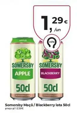 Aqui é fresco Somersby Maçã / Blackberry lata promoção