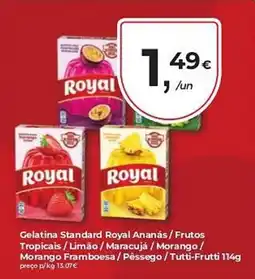 Aqui é fresco Gelatina standard royal promoção