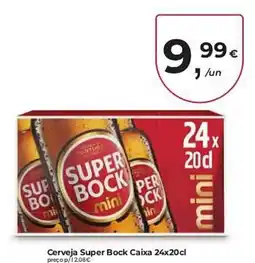 Aqui é fresco Cerveja Super Bock promoção