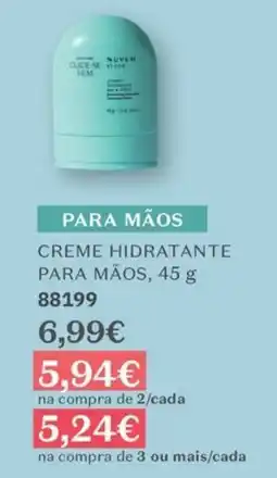 O Boticário Creme hidratante para mãos nuvem promoção