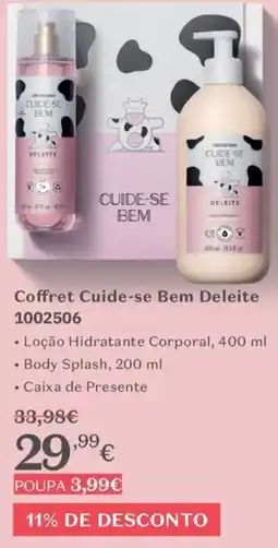 O Boticário Coffret Cuide-se Bem Deleite promoção