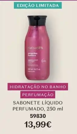 O Boticário nativaSPA sabonete líquido perfumado promoção