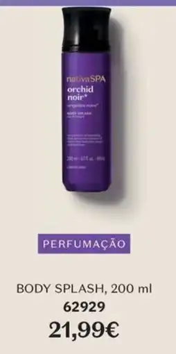 O Boticário nativa spa orchid noir body splash promoção