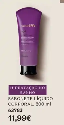 O Boticário nativaSPA açaí sabonete líquido corporal promoção