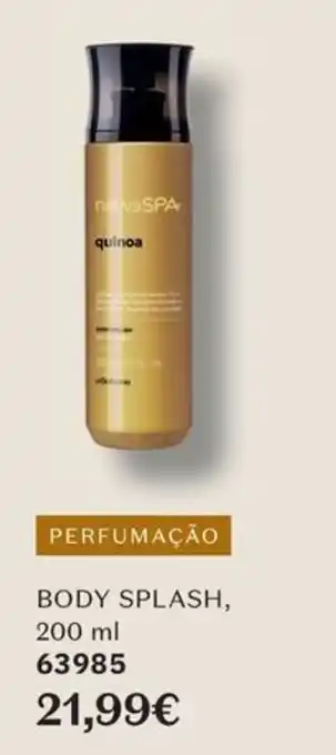 O Boticário nativaSPA quinoa body splash promoção