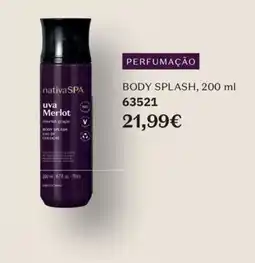 O Boticário nativaSPA uva Merlot promoção