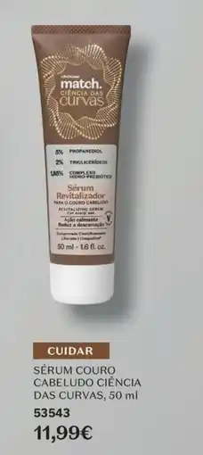 O Boticário Cuidar sérum couro cabeludo ciência das curvas promoção