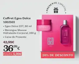 O Boticário Coffret Egeo Dolce promoção