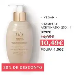 O Boticário Lily shampoo acetinado promoção