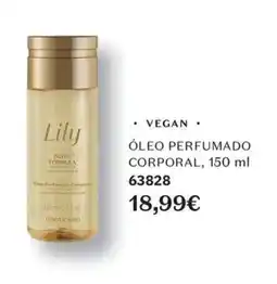 O Boticário Lily óleo perfumado corporal promoção