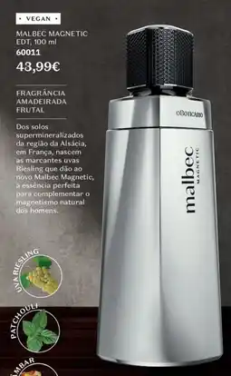 O Boticário Malbec Magnetic promoção