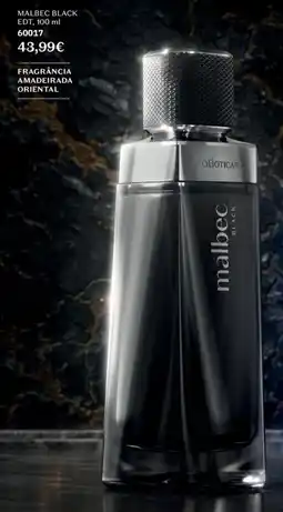 O Boticário Malbec black edt, promoção