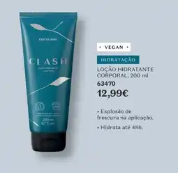 O Boticário Clash loção hidratante corporal promoção