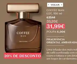 O Boticário Coffee man edt promoção