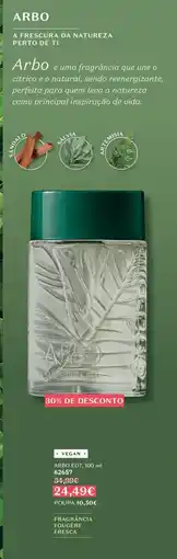 O Boticário Arbo edt, promoção