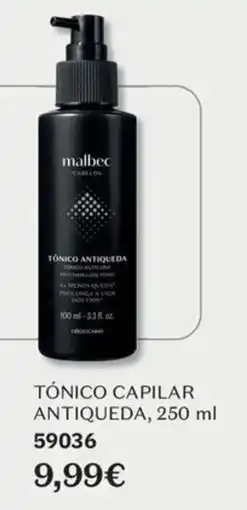 O Boticário Malbec tónico capilar antiqueda promoção