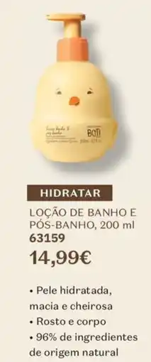 O Boticário Botti loção de banho e pós-banho promoção