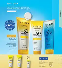 O Boticário Pós-sol acqua gel, promoção