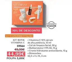 O Boticário Kit botik vitamina c promoção