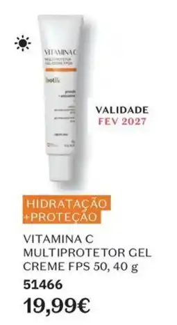 O Boticário vitamina c multiprotetor gel creme promoção