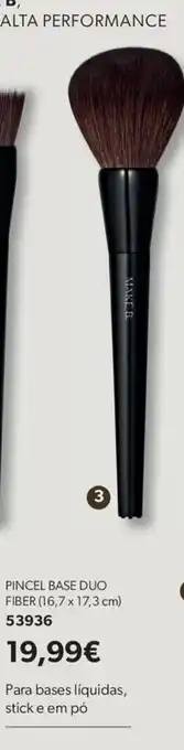 O Boticário Pincel base duo fiber promoção