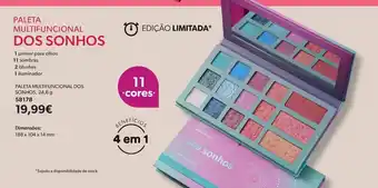 O Boticário Paleta multifuncional dos sonhos promoção