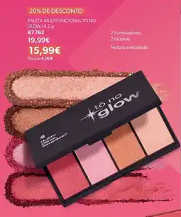 O Boticário Paleta multifuncional tô no glow promoção