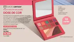 O Boticário Paleta multifuncional dose de cor promoção