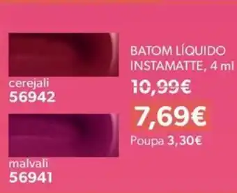 O Boticário batom líquido instamatte promoção