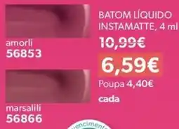 O Boticário batom líquido instamatte promoção