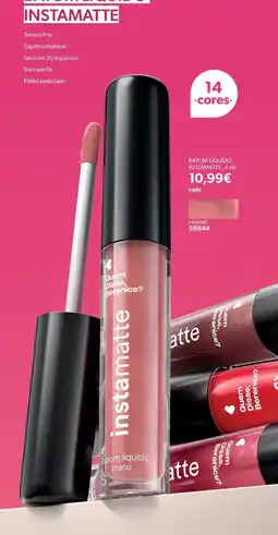O Boticário batom líquido instamatte promoção
