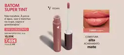 O Boticário Batom super tint promoção