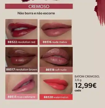 O Boticário Batom cremoso promoção