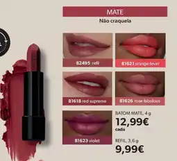 O Boticário Batom mate promoção