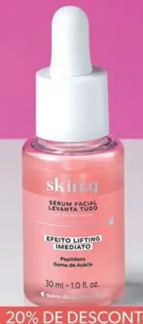 O Boticário skin.q sérum facial levanta tudo promoção