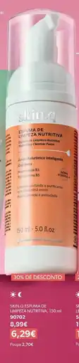 O Boticário Skin.q espuma de limpeza nutritiva promoção