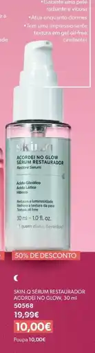 O Boticário Skin.q sérum restaurador acordei no glow promoção