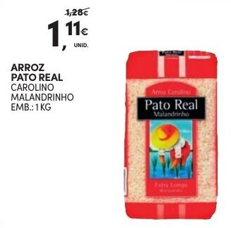Continente Arroz Pato Real 1kg promoção