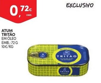 Continente Atum Tritão 72g promoção