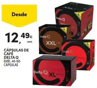 Continente Cápsulas de Cafe Delta Q 40/60 cápsulas promoção