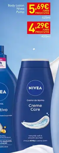Recheio Body Lotion Nivea Pump promoção