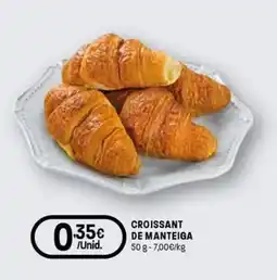 Intermarché Croissant de manteiga promoção